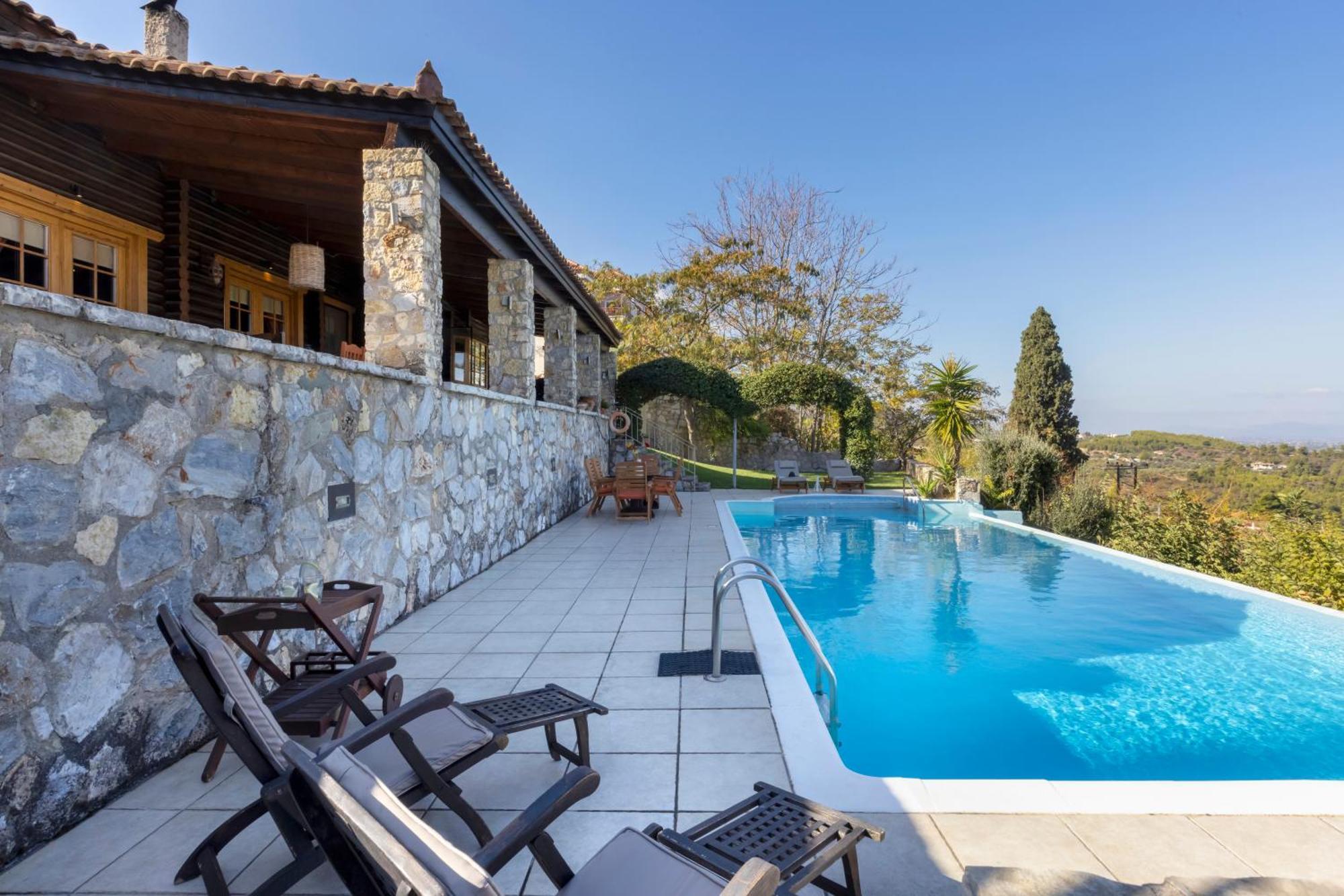 Villa Marrone Splendid Seaview Markopoulon Oropou 外观 照片
