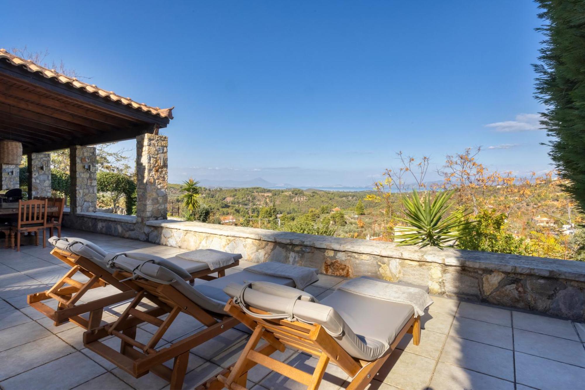 Villa Marrone Splendid Seaview Markopoulon Oropou 外观 照片